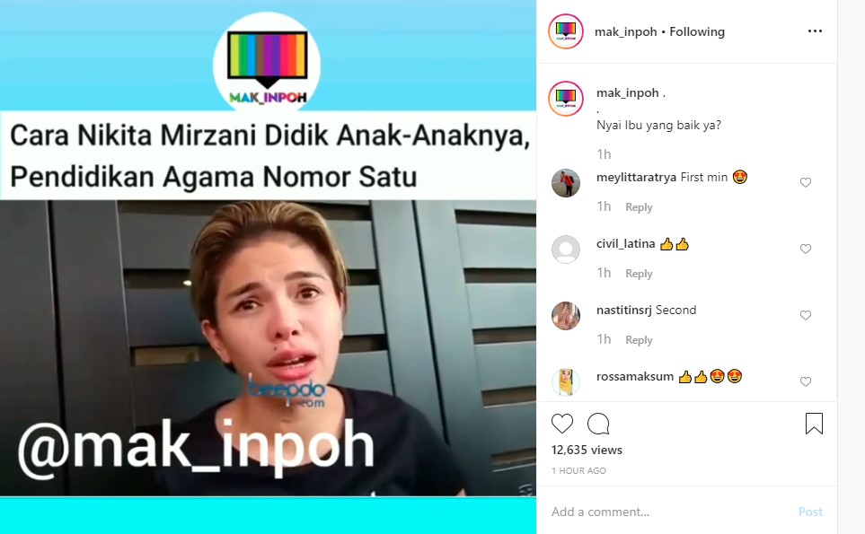 Dicap Artis Nyinyir, Nikita Mirzani Ternyata Utamakan Pendidikan Agama ke Anak Tuai Respons Begini