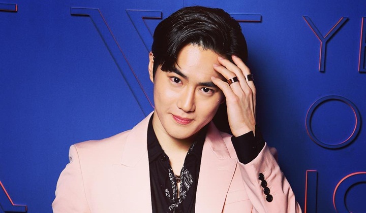 Foto: Suho EXO Unggah Foto Imut Berbaju Ungu, Barang Ini Bikin Fans Gagal Fokus