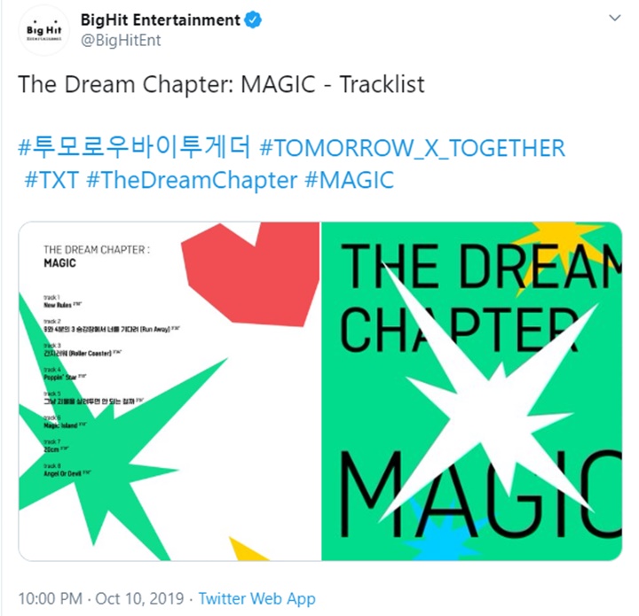 TXT tracklist