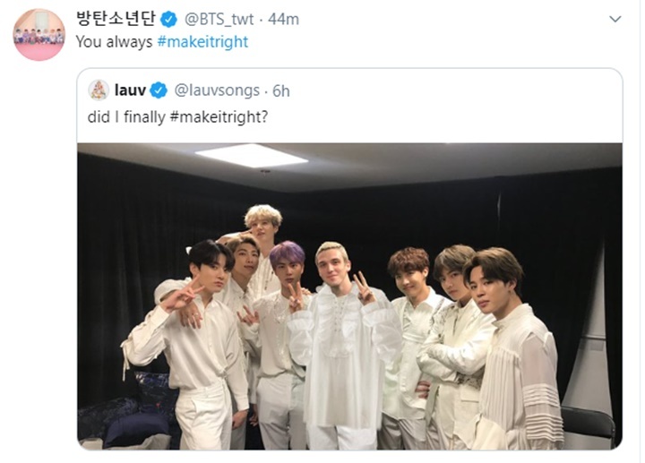 Kolaborasi BTS dengan Lauv