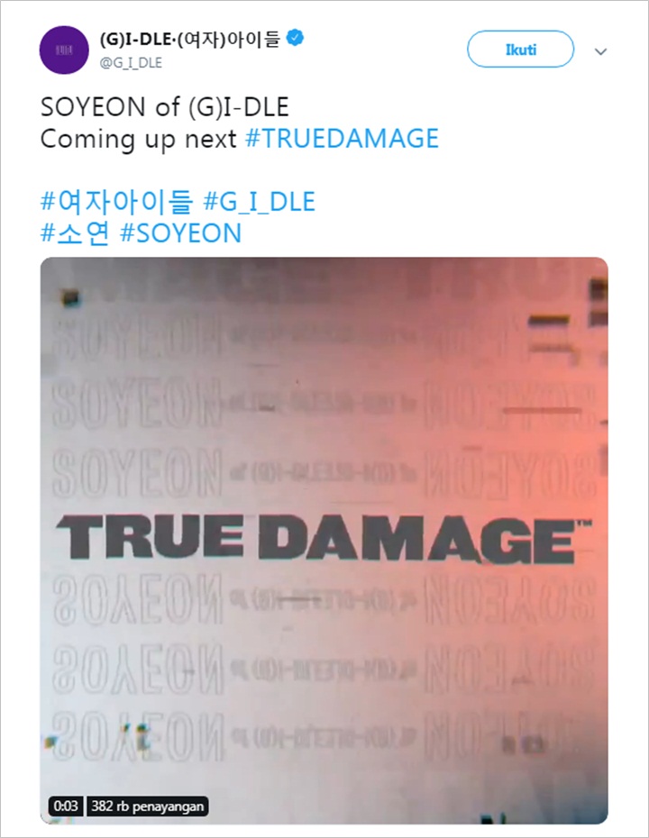 So Yeon (G)I-DLE Umumkan Proyek Baru \'True Damage\', Seperti Apa?