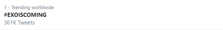 EXO trending topik