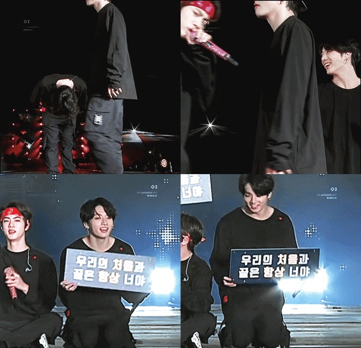 Lucunya Jungkook Tunjukkan Wajah Malu Saat Tahu Celananya Robek di Konser BTS