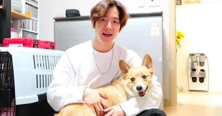 Baekhyun dan anjing