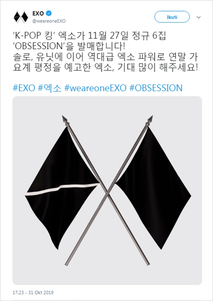 Bikin Penggemar Makin Tak Sabar, EXO Rilis Jadwal Comeback dan Logo Baru