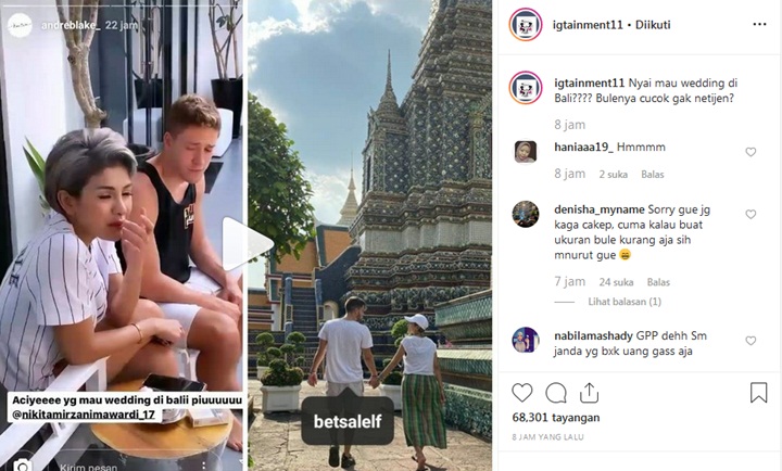 Nikita Mirzani Digosipkan Nikah di Bali