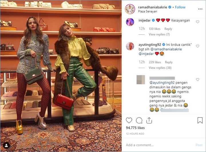 komentar ayu ting ting