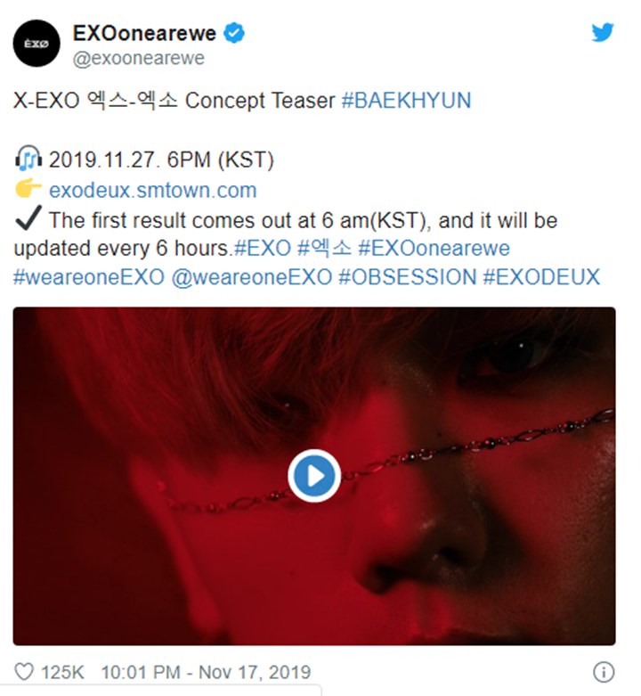 Tampak ‘Panas’ Di Individual Teaser ‘Obsession’, Baekhyun EXO Sukses Bikin Penggemar Pingsan