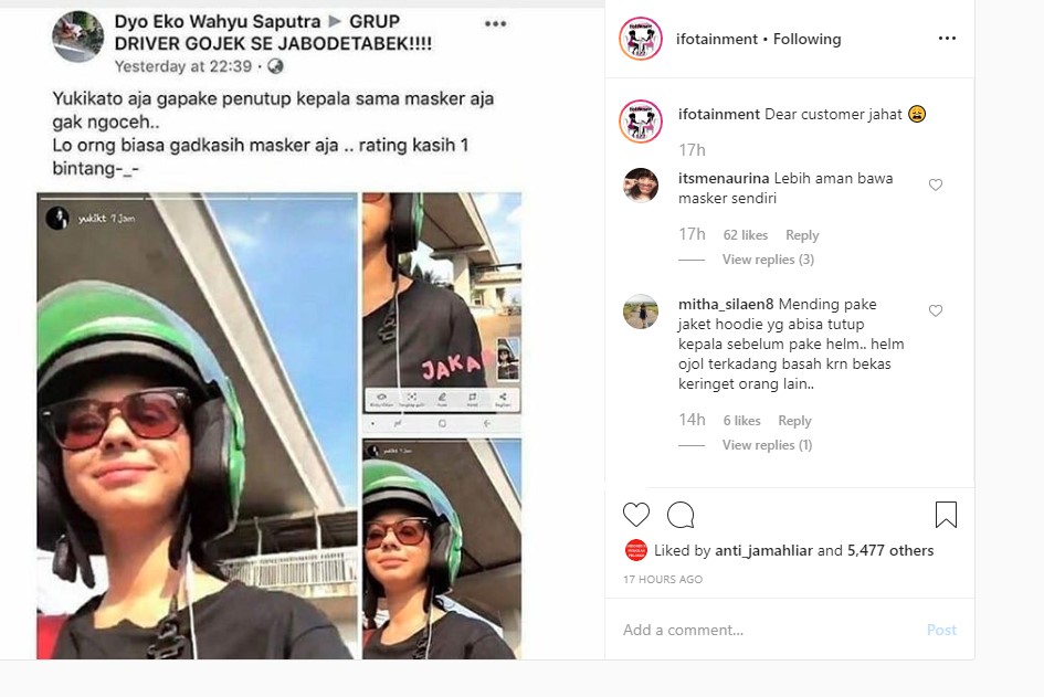 Yuki Kato Jadi Bahan Perbandingan Sopir Ojol Gara-Gara Ini, Tuai Pro Kontra