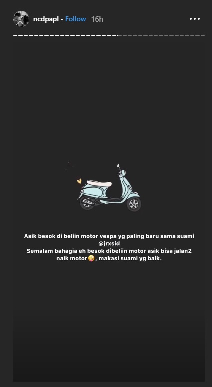 Jerinx SID Diduga Kena ‘Sewot’ Usai Belikan Nora Motor Bukan Mobil, Sang Istri \'Pasang Badan\'