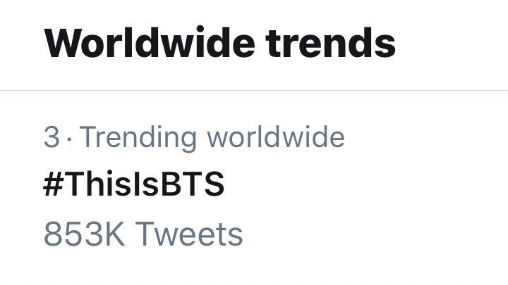 BTS Trending