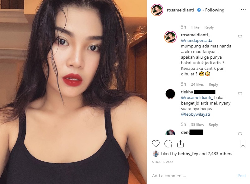 Rosa Meldianti Mendadak ‘Ragukan’ Bakat Jadi Artis, Nama Lebby Wilayati Kena ‘Colek’