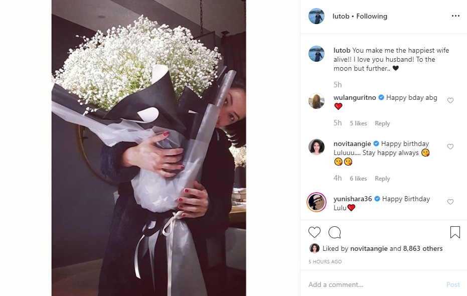 Lulu Tobing Luapkan Kebahagiaan di Ultah Perdana Pasca Sandang Label Istri Bani Mulia