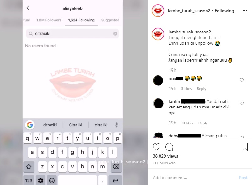 Aksi Unfollow Citra Kirana Heboh, Ali Syakieb Sempat Posting Senyuman Kode Keras Sudah Move On?
