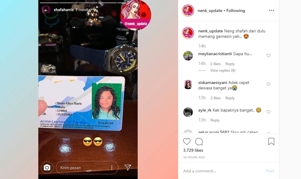 Tak Cuma Jadi Korban Body Shaming, Shafa Harris Disindir Mirip Rosa Meldianti Saat Pamer Foto Ini