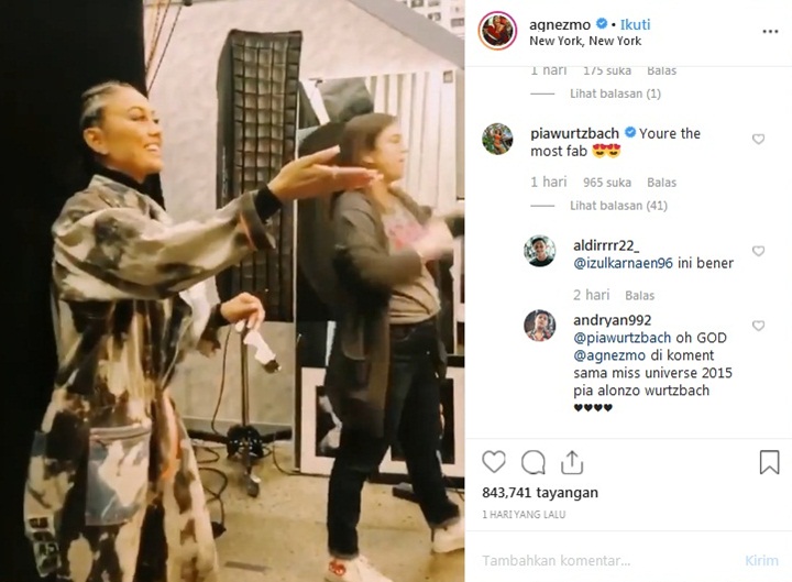 Agnes Monica Dikomentari Miss Universe