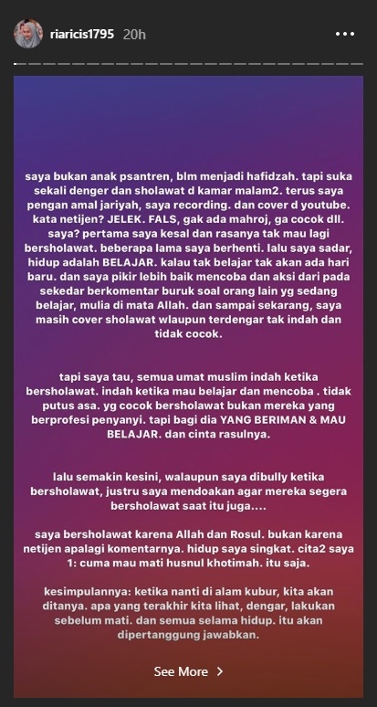 Tak Cuma Soal ATM dan ‘Pamit’, Ria Ricis Ternyata Juga Pernah ‘Dihantam’ Gegara Amalan Baik