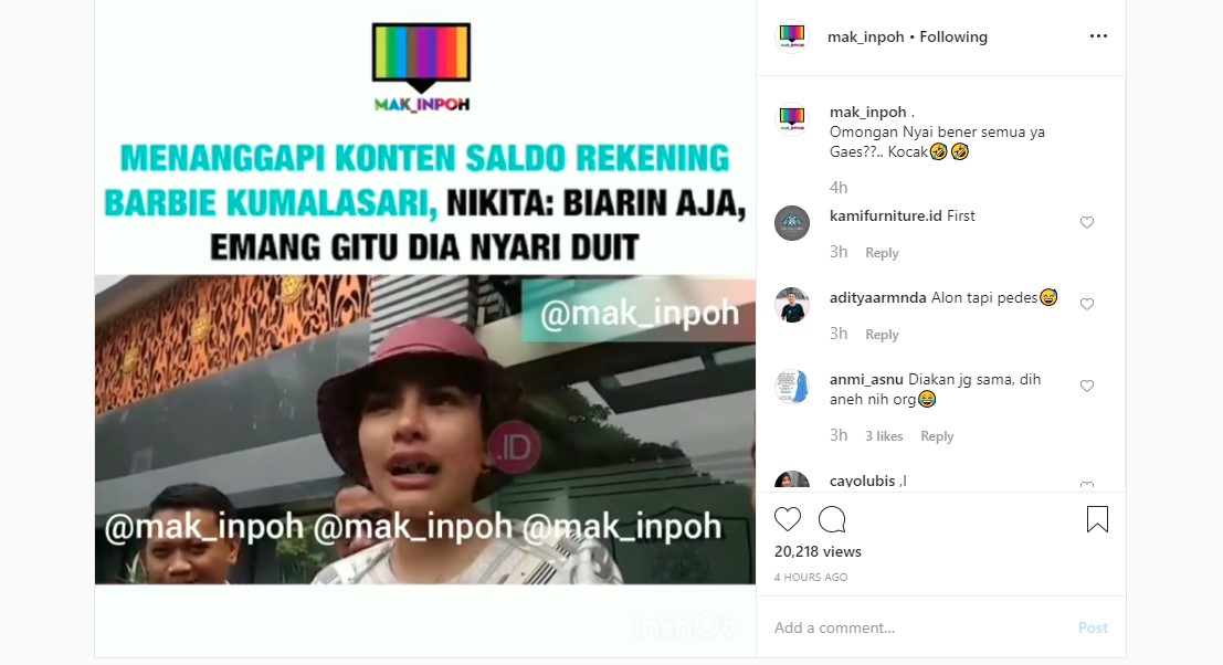 Enggan Disamakan, Nikita Mirzani Malah Sindir Saldo Miliaran Barbie Kumalasari Ditransfer Uya Kuya