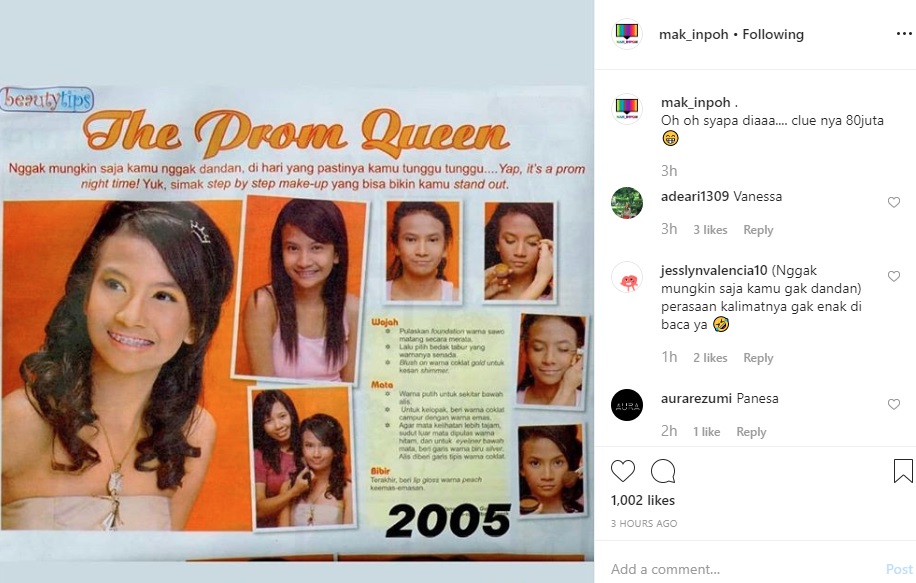 Potret Lawas Vanessa Angel