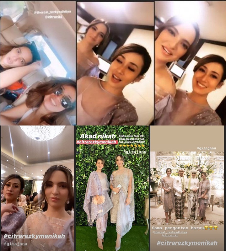 Nia Ramadhani di Pernikahan Rezky Aditya