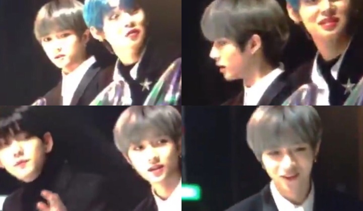 TXT BTS MMA 2019 syok duduk di tempat yang dekat