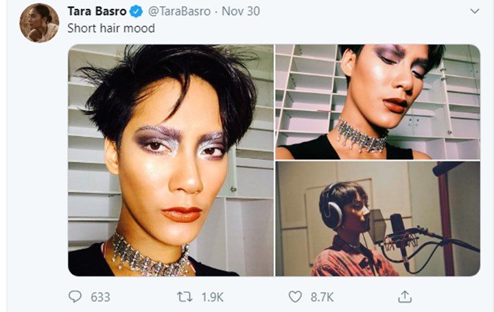 Pamer Foto Dengan Rambut Cepak, Tara Basro Justru Dipuji Mirip Kristen Stewart