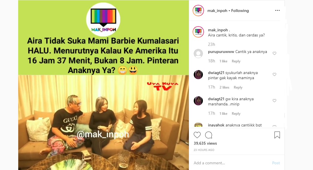 Putri Barbie Kumalasari Blak-Blakan Akui Kesal dengan Kehaluan Sang Ibu, Doa Ini Langsung Menggema