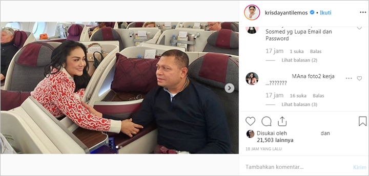 Krisdayanti Malah Ditagih Bukti Kerja Jadi DPR Usai Pamer Foto Romantis Bareng Raul Lemos
