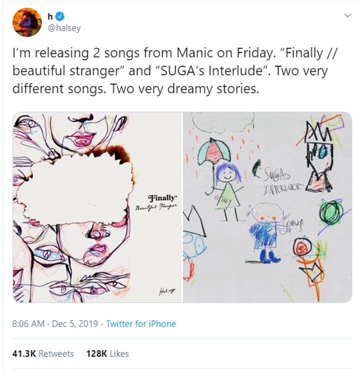 Halsey dan Suga Kolaborasi