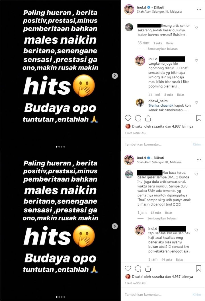 Sindir Artis Hobi Bikin Kontroversi, Inul Daratista Malah Balik Disentil Soal Masa Lalu Sensasional