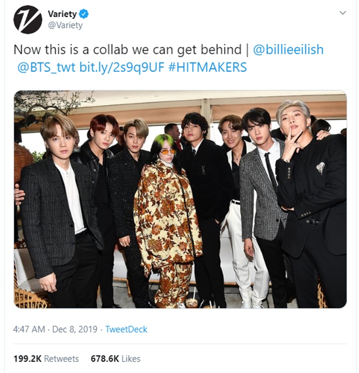 BTS kolaboras Billie Eilish