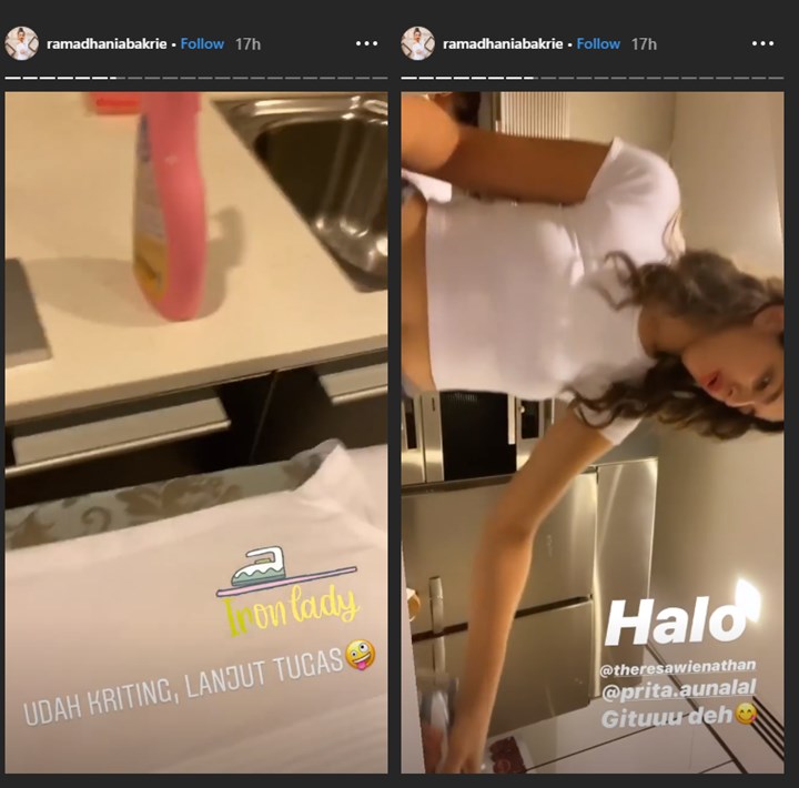 nia ramadhani bisa setrika baju