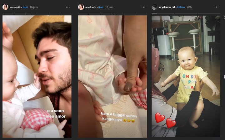 aura kasih dan eryck amaral bermain dengan sang putri