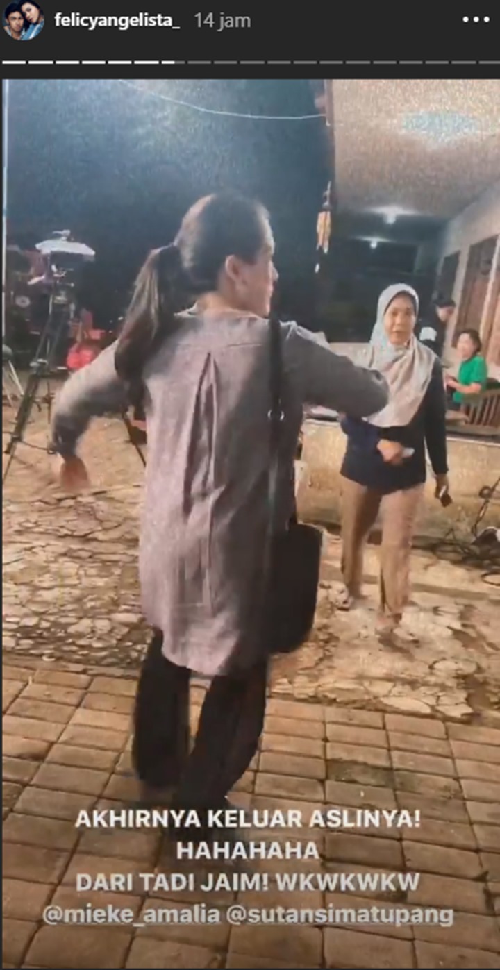 Auto Bikin Ngakak, Felicya Angelista Bagikan Aksi Kocak Mieke Amalia Nyanyi Lagu Dangdut Ini