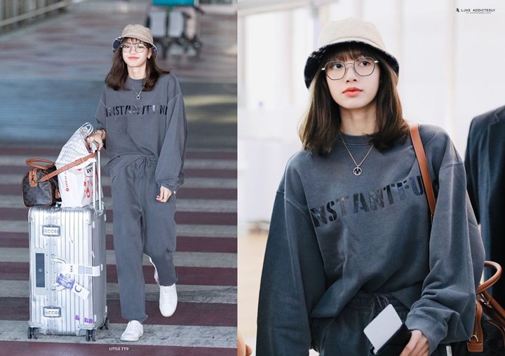 Lisa Tak Ragu Pilih Outfit Bak Setelan Olahraga