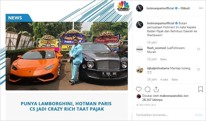 Diberitakan Taat Bayar Pajak, Hotman Paris: Ini Kata Kepala Badan Pajak ke Wartawan