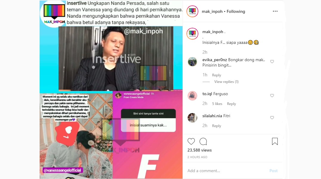 anessa Angel Beber Nama Suami Berbeda dengan yang Disebut Bibi Ardiansyah, Terbukti Settingan?