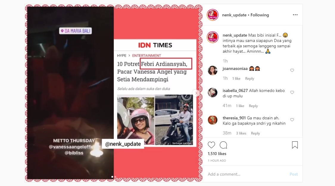 Tak Cukup Foto, Vanessa Angel Diyakini Menikah dengan Bibi Ardiansyah Usai Fakta Ini Mencuat