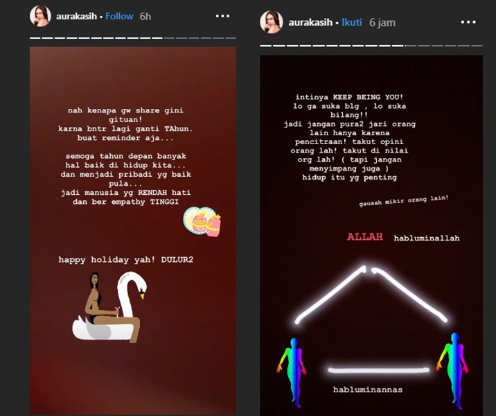 Aura Kasih Tulis Tentang Pencitraan