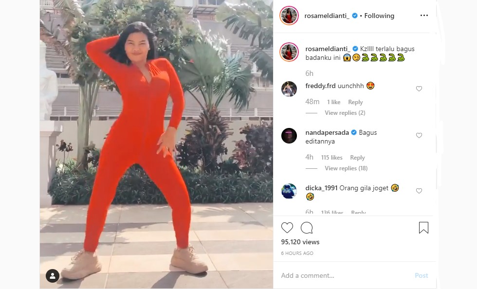 Rosa Meldianti Kembali Unjuk Goyangan, Komentar Sosok Pria Ini Disebut Wakili Ungkapan Hati Netizen