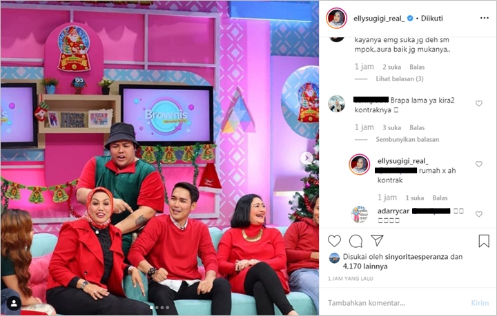 Disentil Soal \'Kontrak Hubungan\' dengan Pacar Brondong, Ely Sugigi Beri Jawaban Menohok