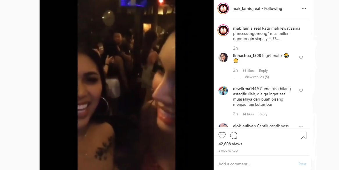 Millendaru \'Latah\' Sindir Lucinta Luna, Bawa-Bawa Tuhan Hingga Sebut Diri Lebih Unggul di Segala Hal