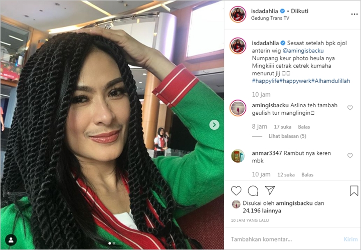Tulis Ojol di Caption, Iis Dahlia Kembali Diperingatkan