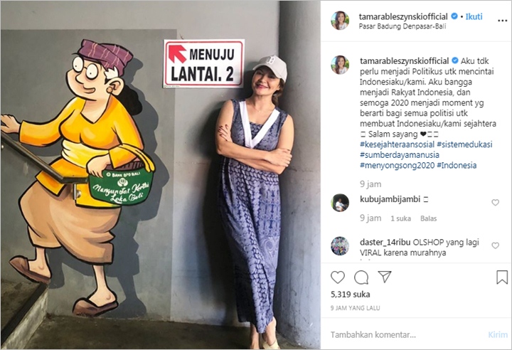 Tamara Bleszynski Singgung Profesi Politikus Jelang Tahun Baru, Apa Hubungannya?