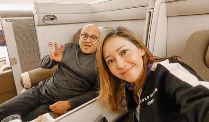 Foto: Saking Kocaknya, Foto Liburan Maia dan Irwan Mussry Ini Bikin Sandra Dewi Ngakak