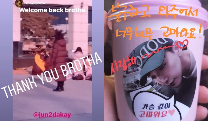 Jun.K Baru Pulang Dari Wamil, Nichkhun Sambut Hangat Dengan Cara Ini