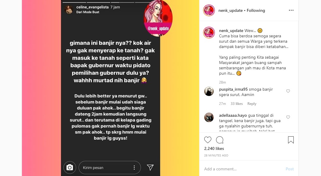 Bikin Heboh, Celine Evangelista Sindir Menohok Anies Baswedan Hingga Singgung Soal Murtad