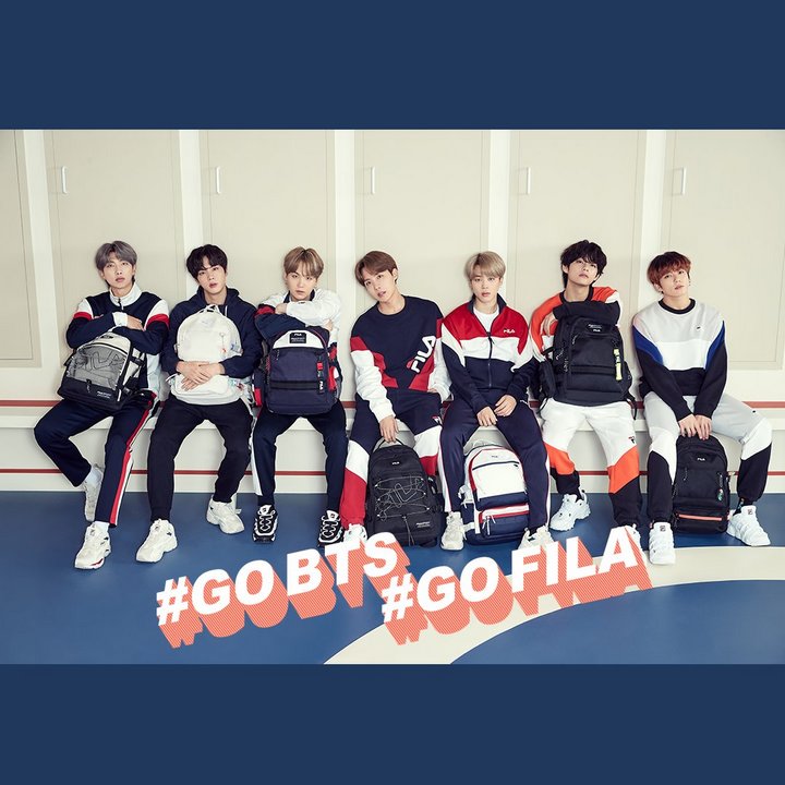 BTS Brand FILA terbaru