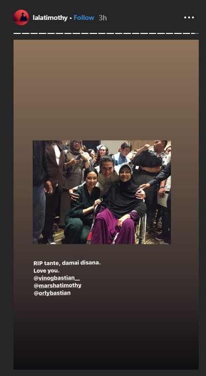 Vino G. Bastian Berduka, Sang Ibu Berpulang ke Sang Pencipta