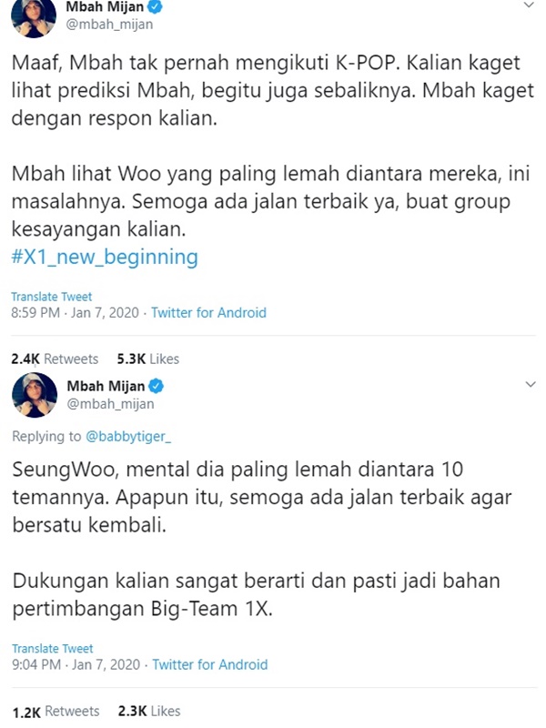 Mbah Mijan Mendadak Banjir Permintaan Tolong dari Fans X1, Kenapa?